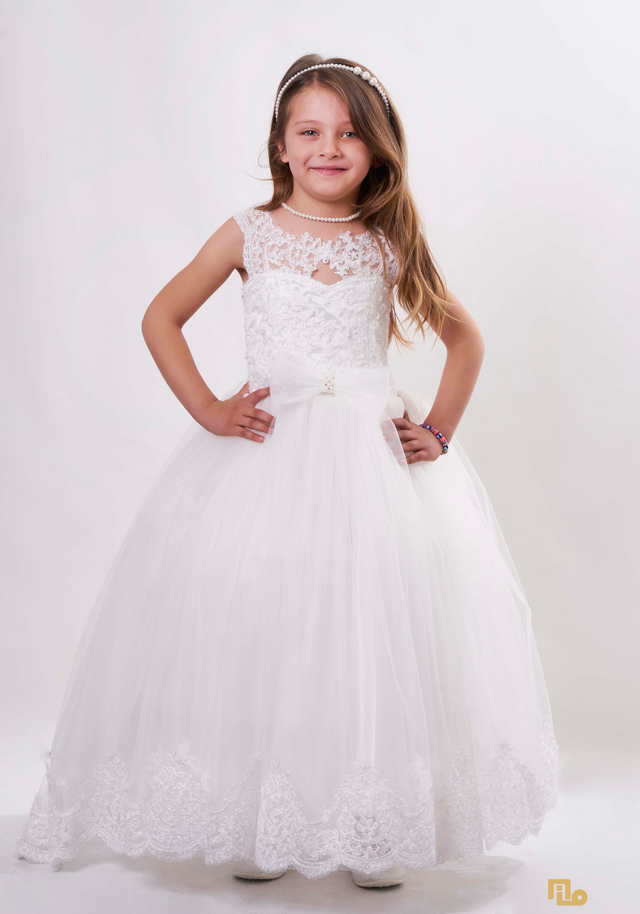 Fiyonklu İncili Beden Güpürlü Gelinlik