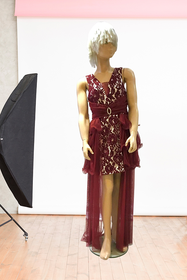 Brode Kaplama Kısa Etek Yandan Katkat Uzun Çocuk Abiye