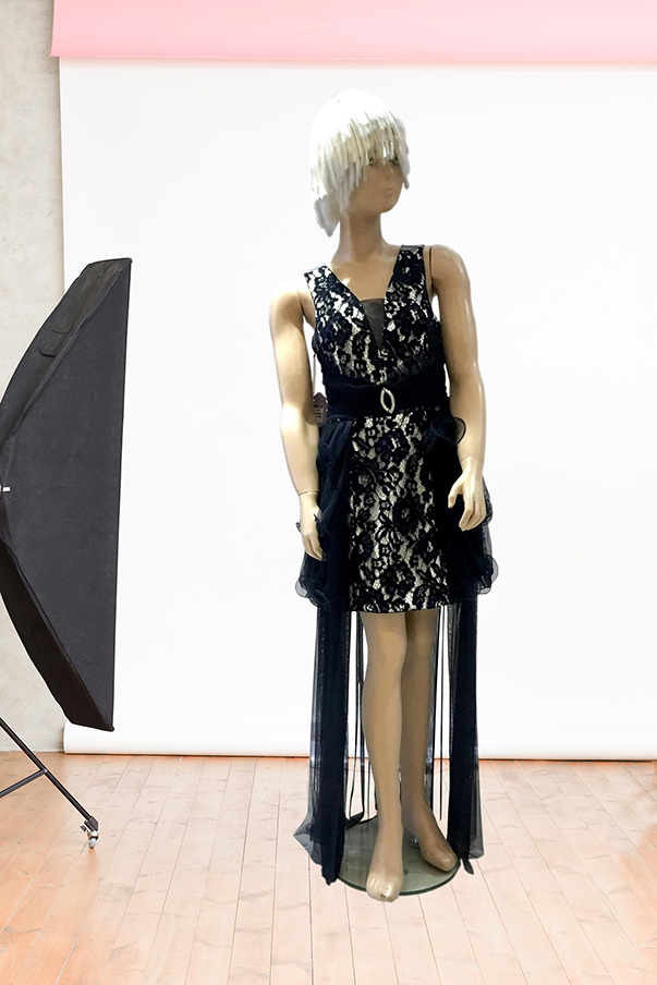 Brode Kaplama Kısa Etek Yandan Katkat Uzun Çocuk Abiye