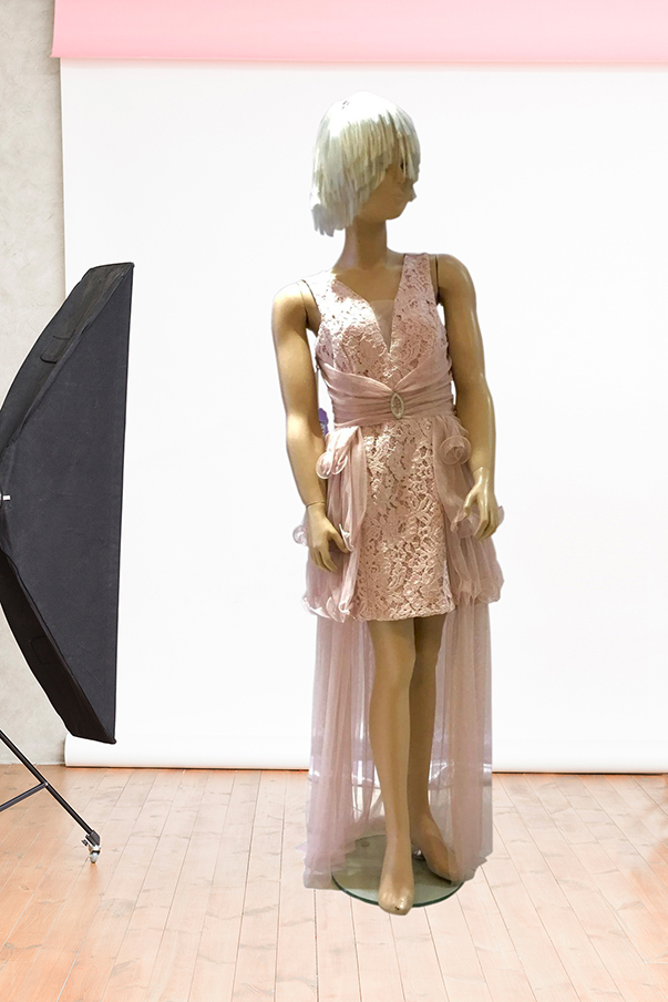 Brode Kaplama Kısa Etek Yandan Katkat Uzun Çocuk Abiye