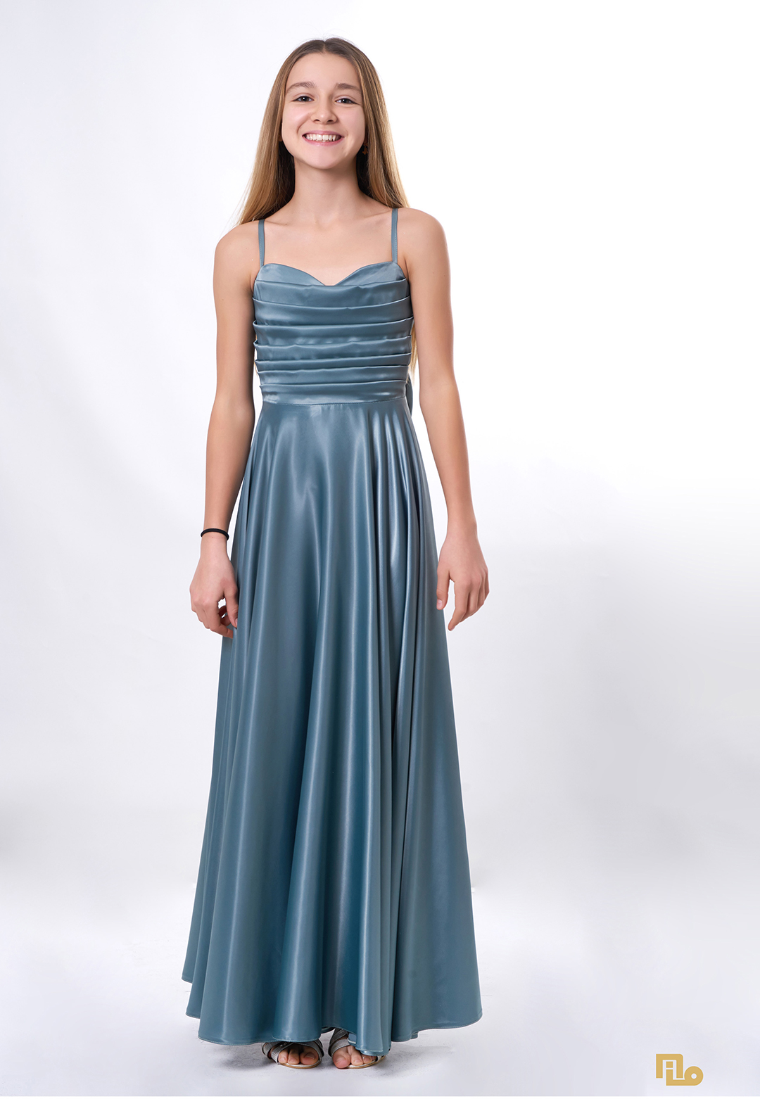 Milo Çocuk Abiye Modeli  UZUN ELBİSE 